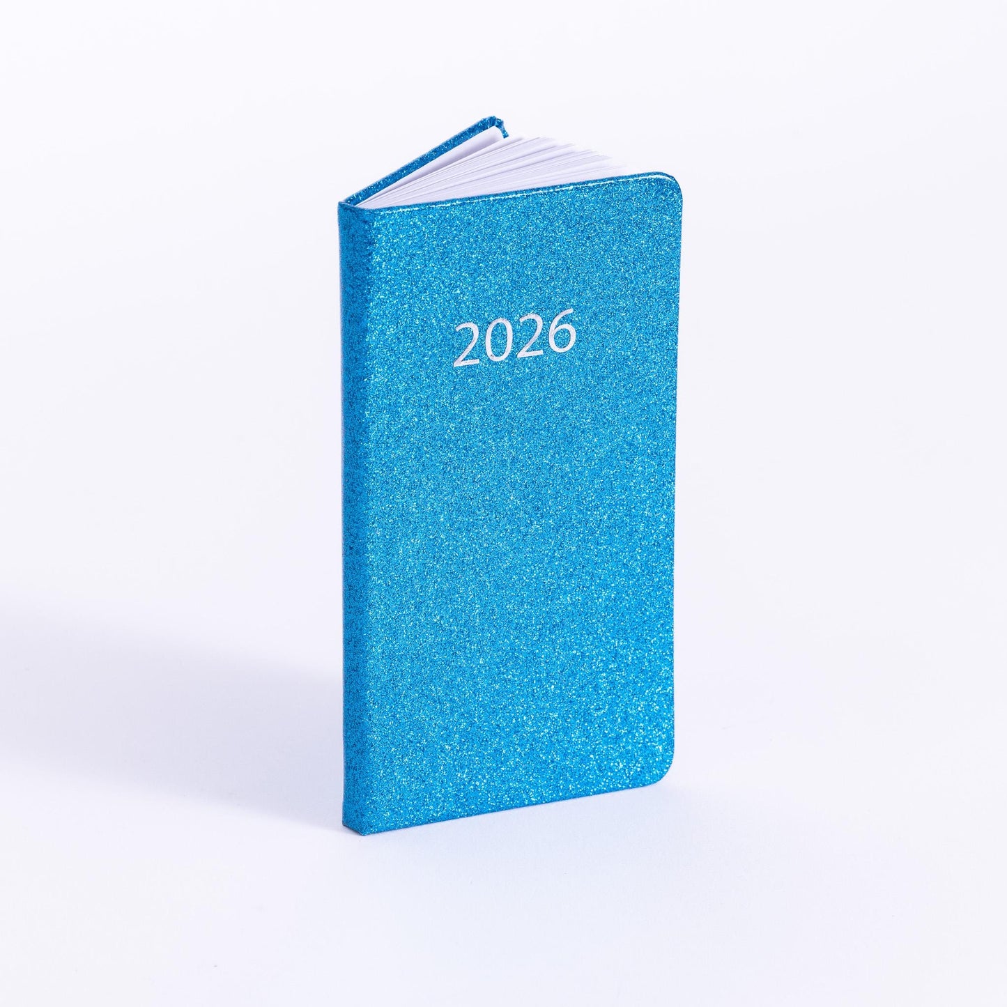 2026 Diary Slim Glitter Week to View Diaries Full Year Journal Planner Blue