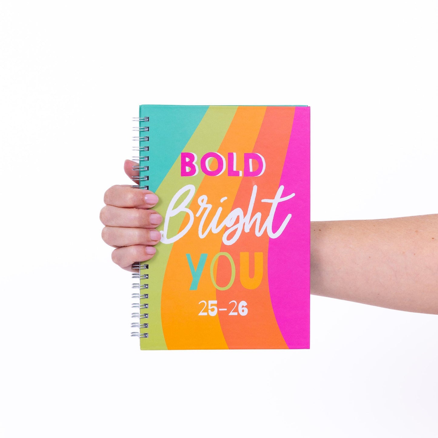 2025-2026 Academic A5 Page A Day Diary Spiral School Mid Year Teacher Softcover