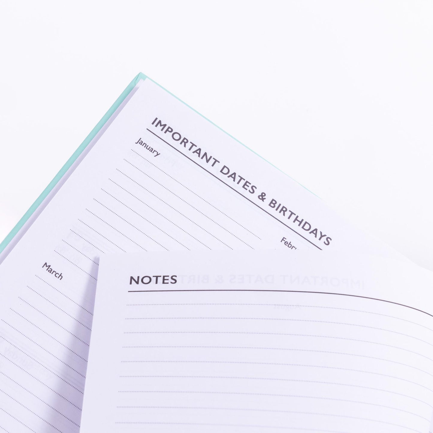 2025-2026 Academic A5 Page A Day Diary Spiral School Mid Year Teacher Softcover