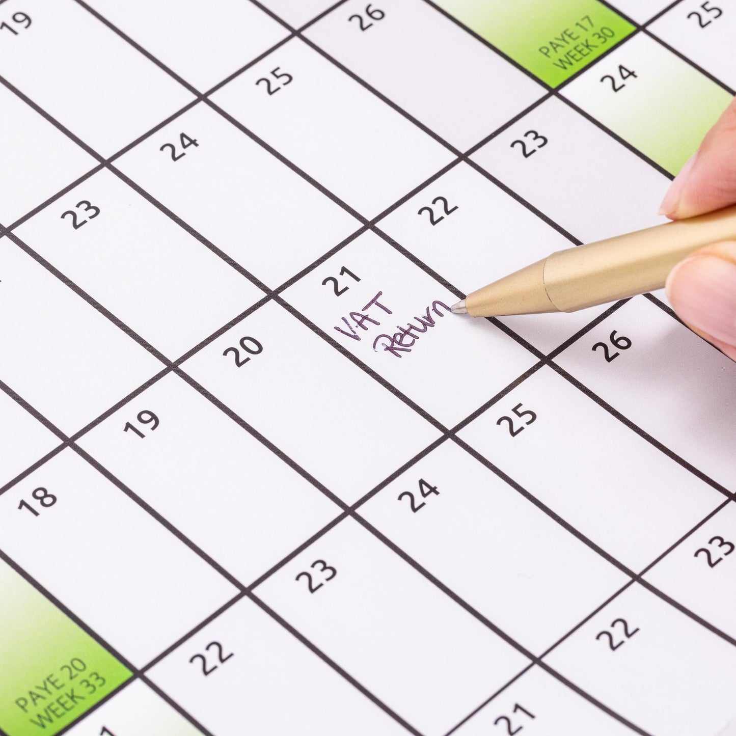 FISCAL 2025 - 2026 A1 Size Full Year Wall Planner Calendar Home Office Work A1