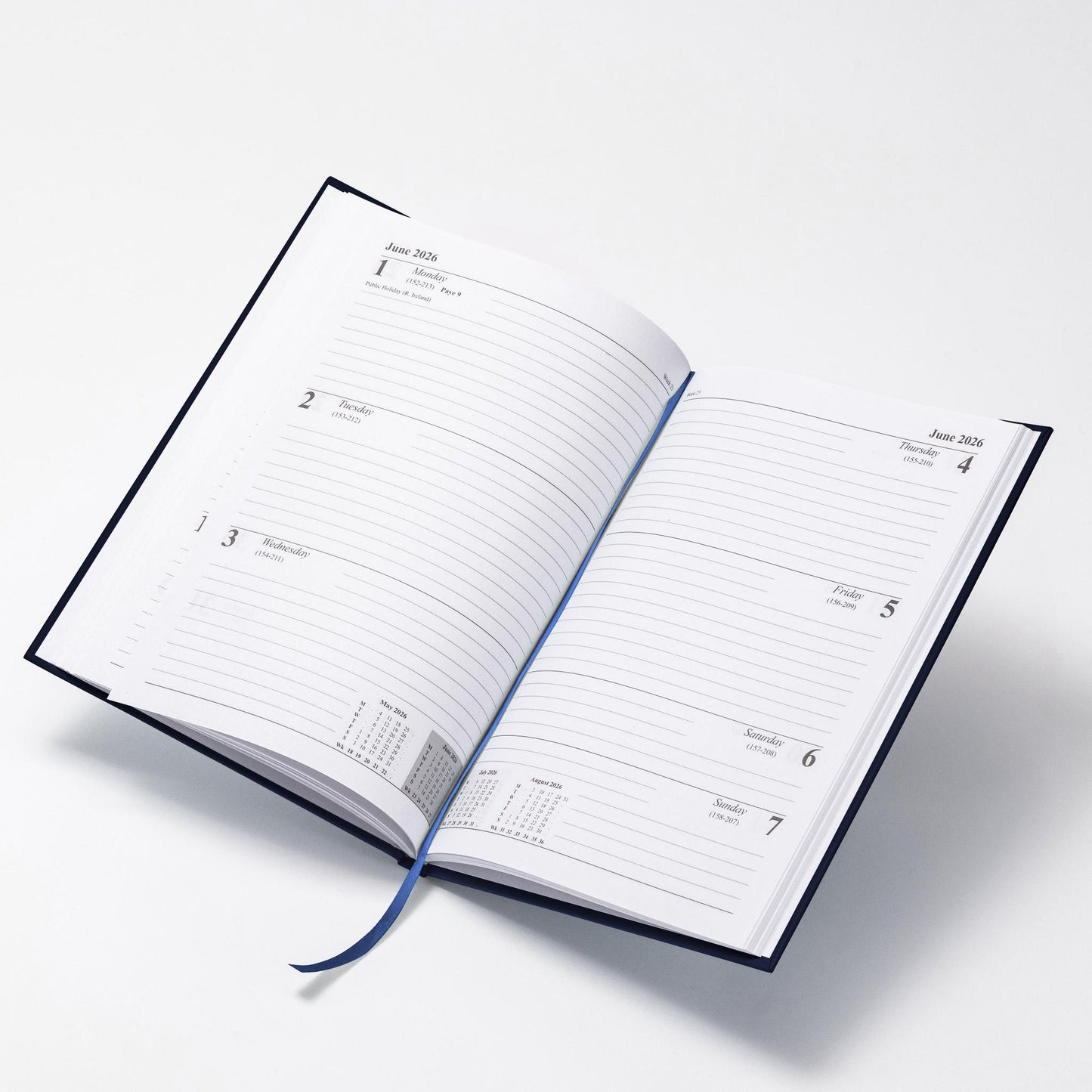 2026 Diary A5 Week To View Full Year Planner Desk Office Diaries Hardback