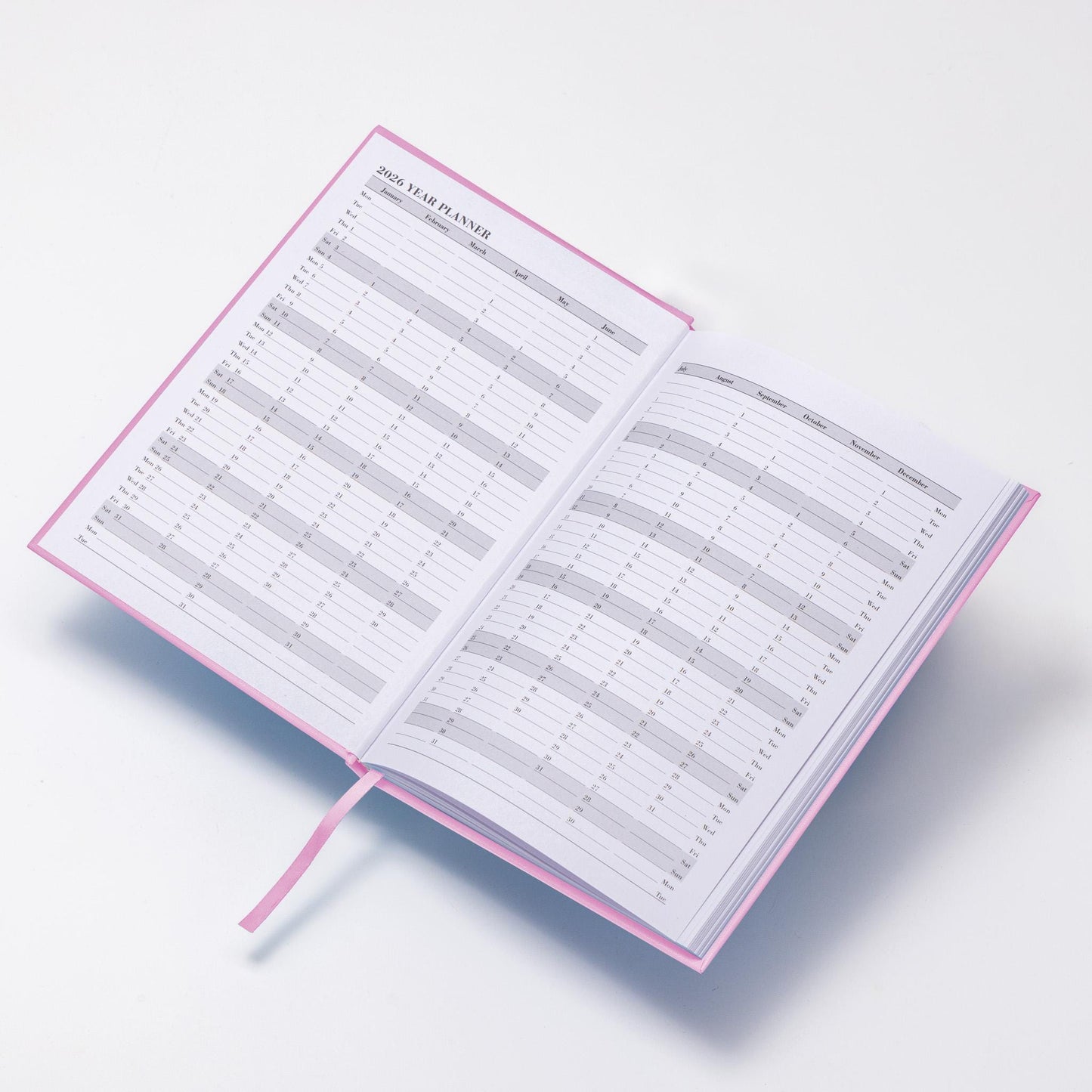 2026 Diary A5 Week To View Full Year Planner Desk Office Diaries Hardback