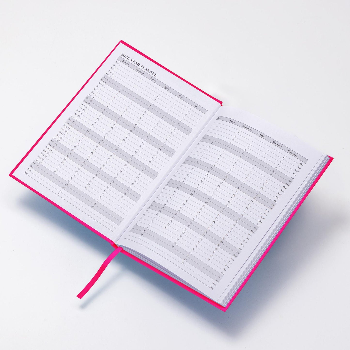 2026 Diary A5 Week To View Full Year Planner Desk Office Diaries Hardback
