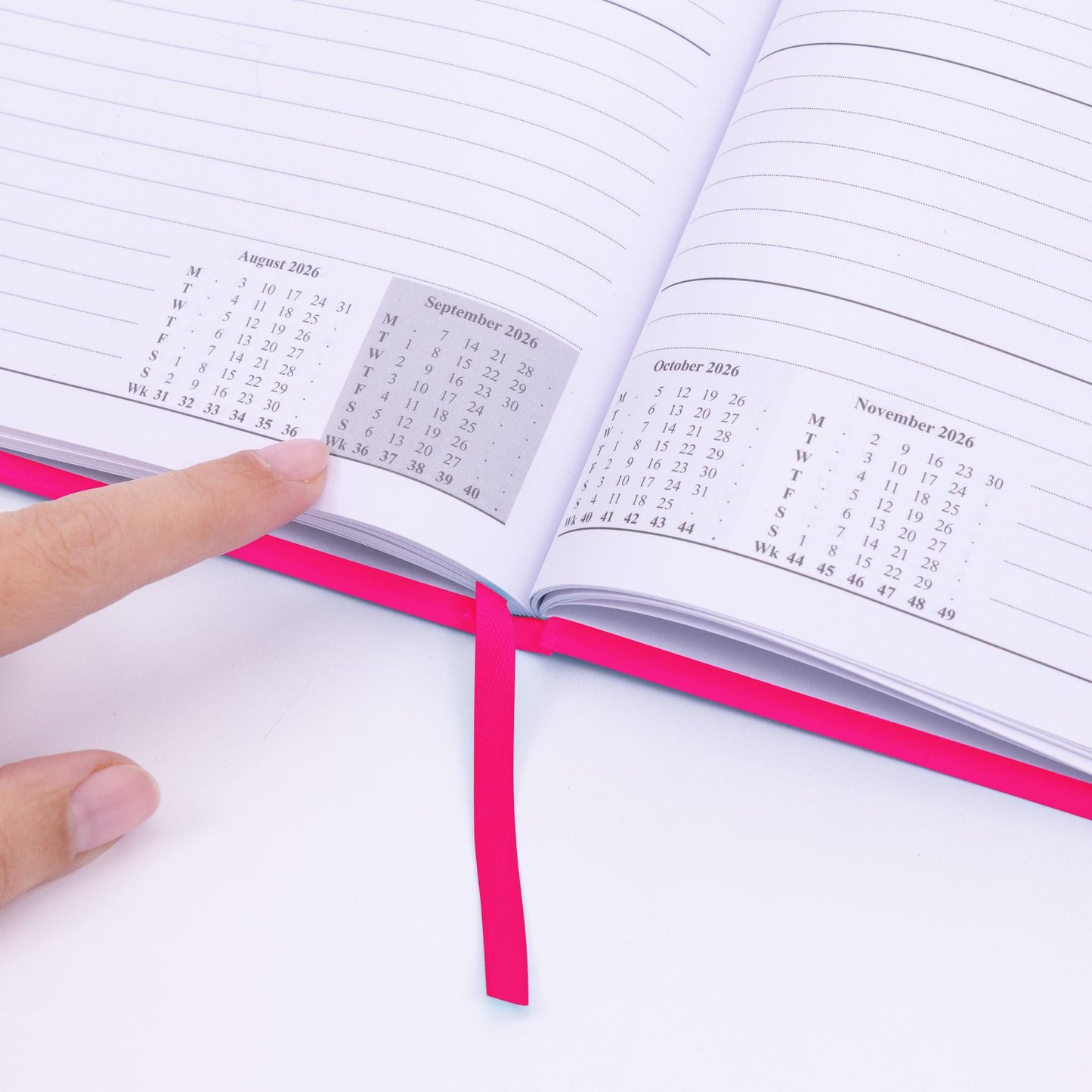 2026 Diary A5 Week To View Full Year Planner Desk Office Diaries Hardback