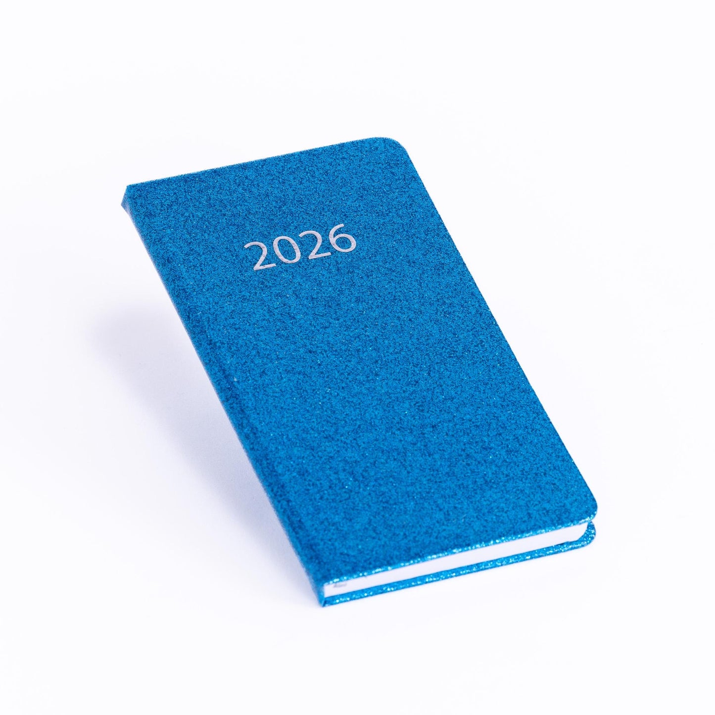 2026 Diary Slim Glitter Week to View Diaries Full Year Journal Planner Blue