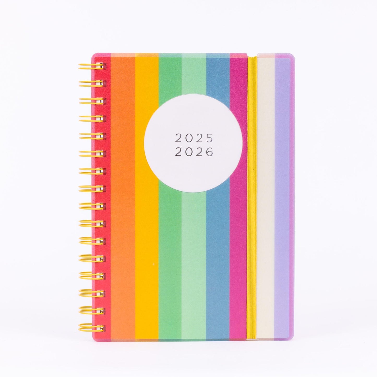 2025-2026 Academic A5 Page A Day Diary Spiral School Mid Year Teacher Softcover