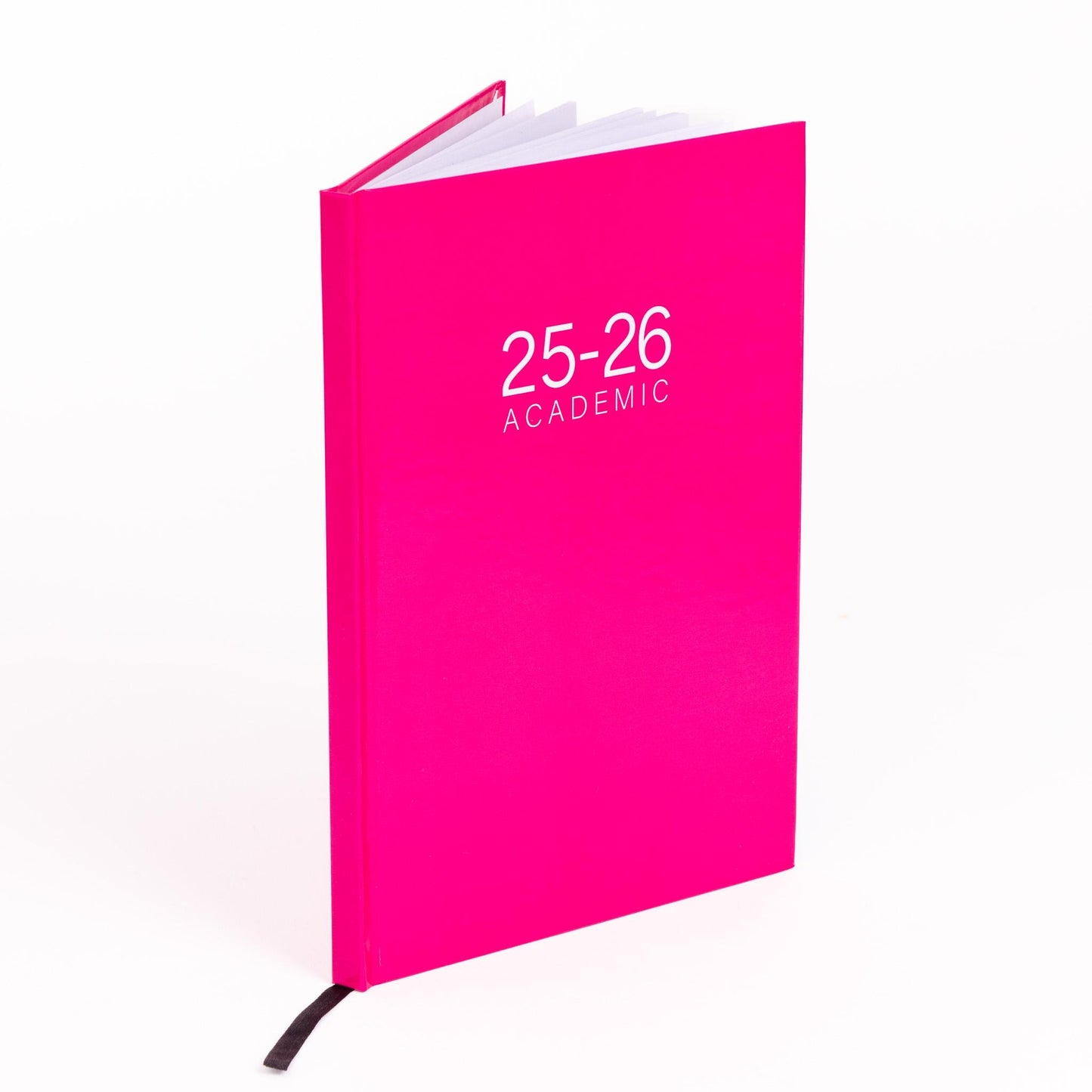 2025-2026 Academic A5 Week to view Diary School Office Year Hardback Cerise