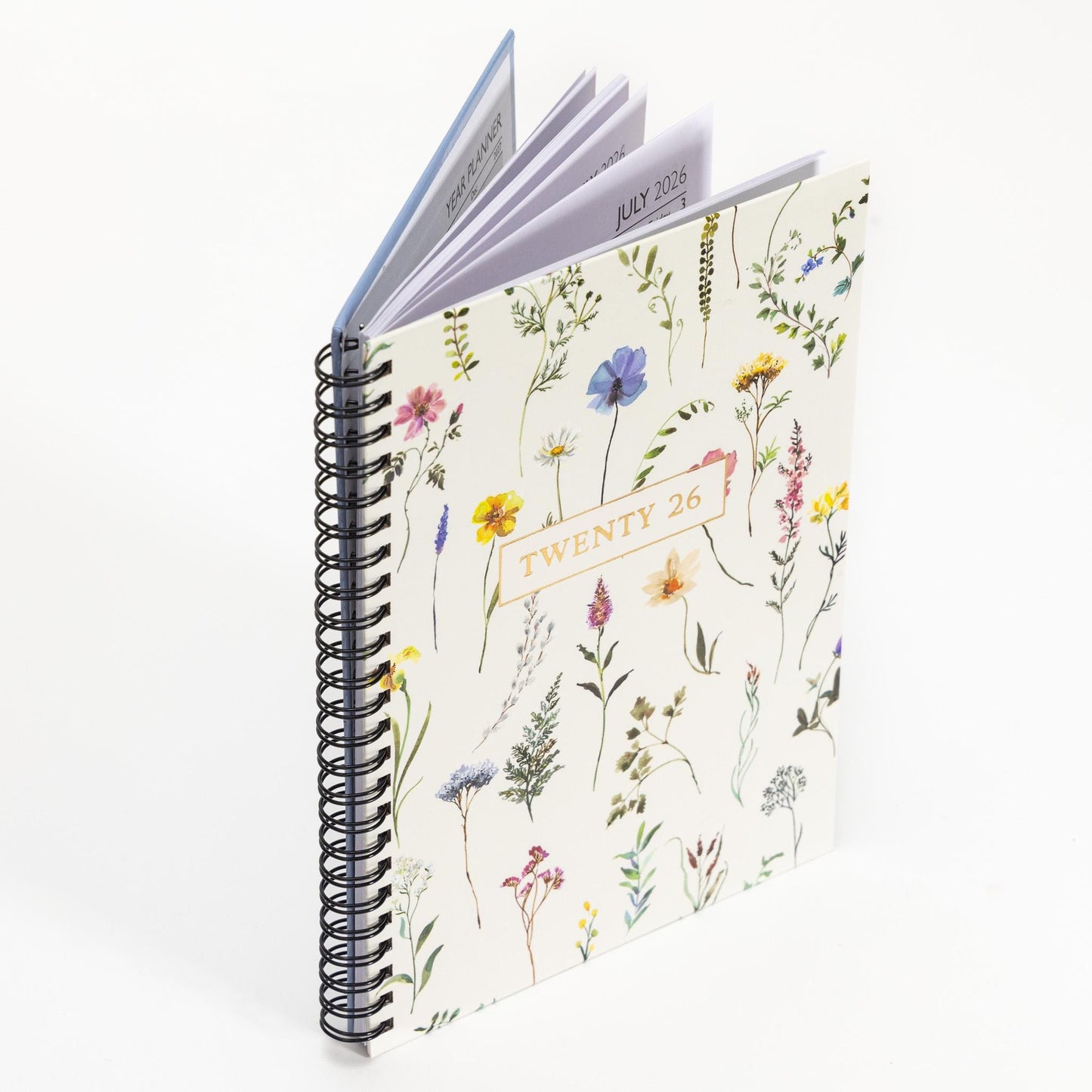 2026 A5 Week To View Diary Full Year Planner Desk Organiser Spiral Hardback Book