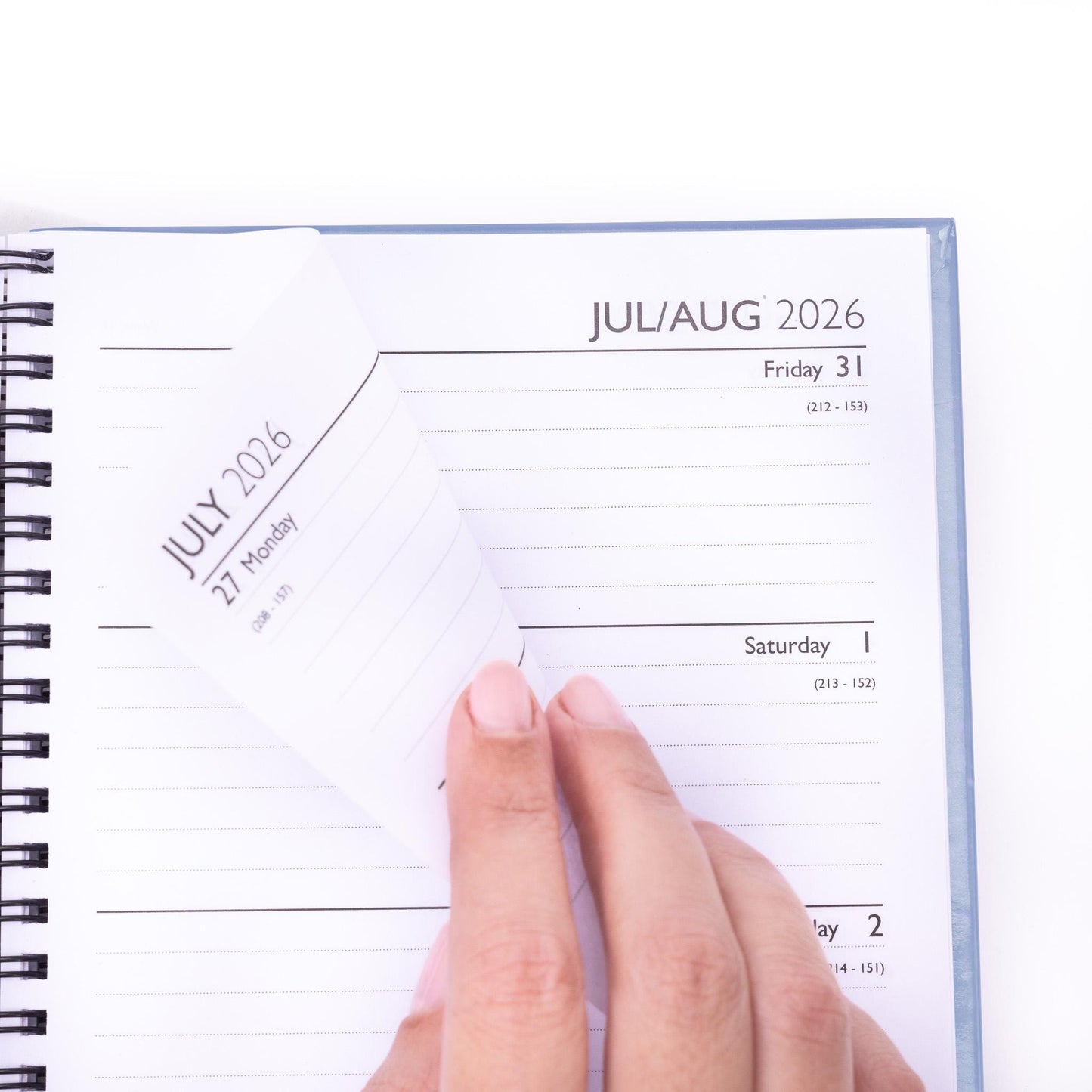 2026 A5 Week To View Diary Full Year Planner Desk Organiser Spiral Hardback Book