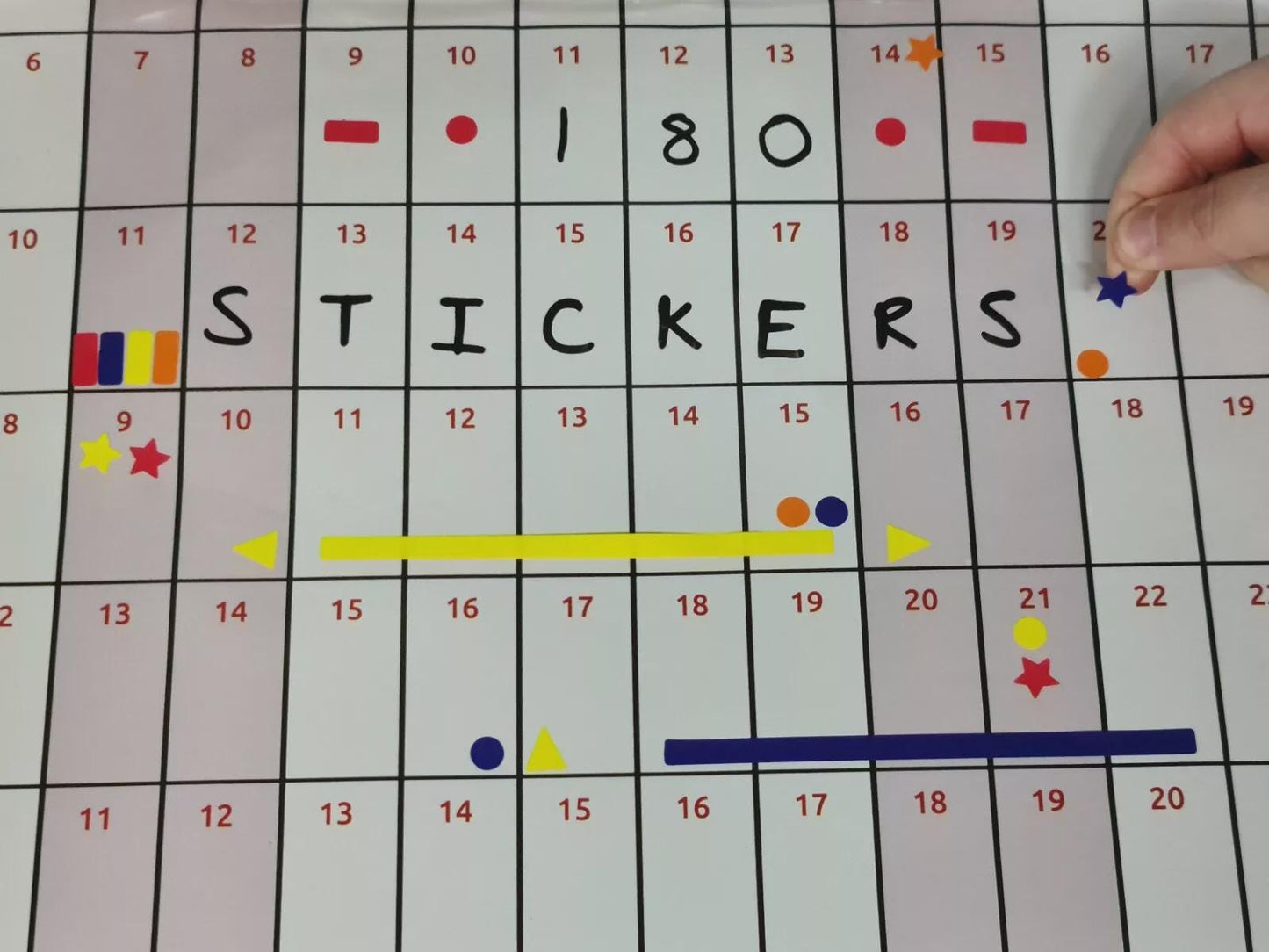 Giant A0 Rainbow Wall Planner 2026: Home Office Calendar