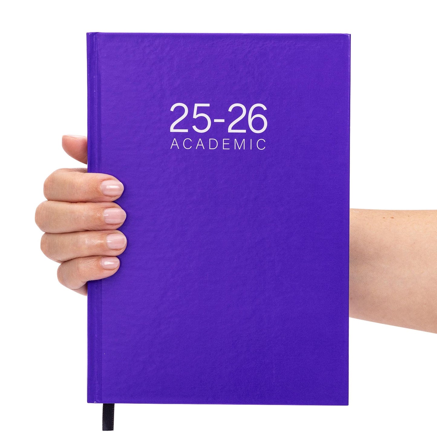 2025 2026 Academic A5 Week to view Diary School Office Year Hardback Cerise