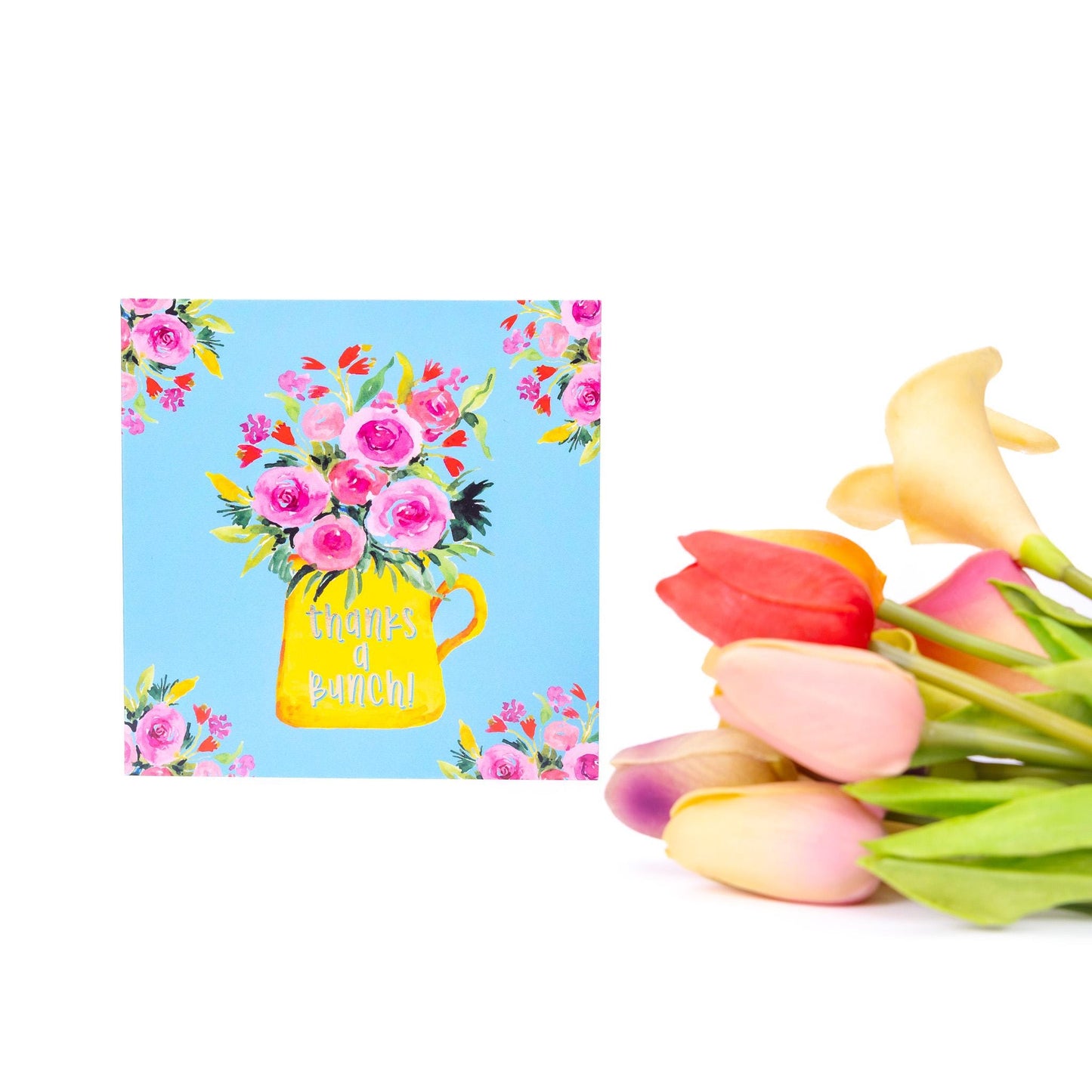Thank You Cards: 16 Mixed Design Card Set