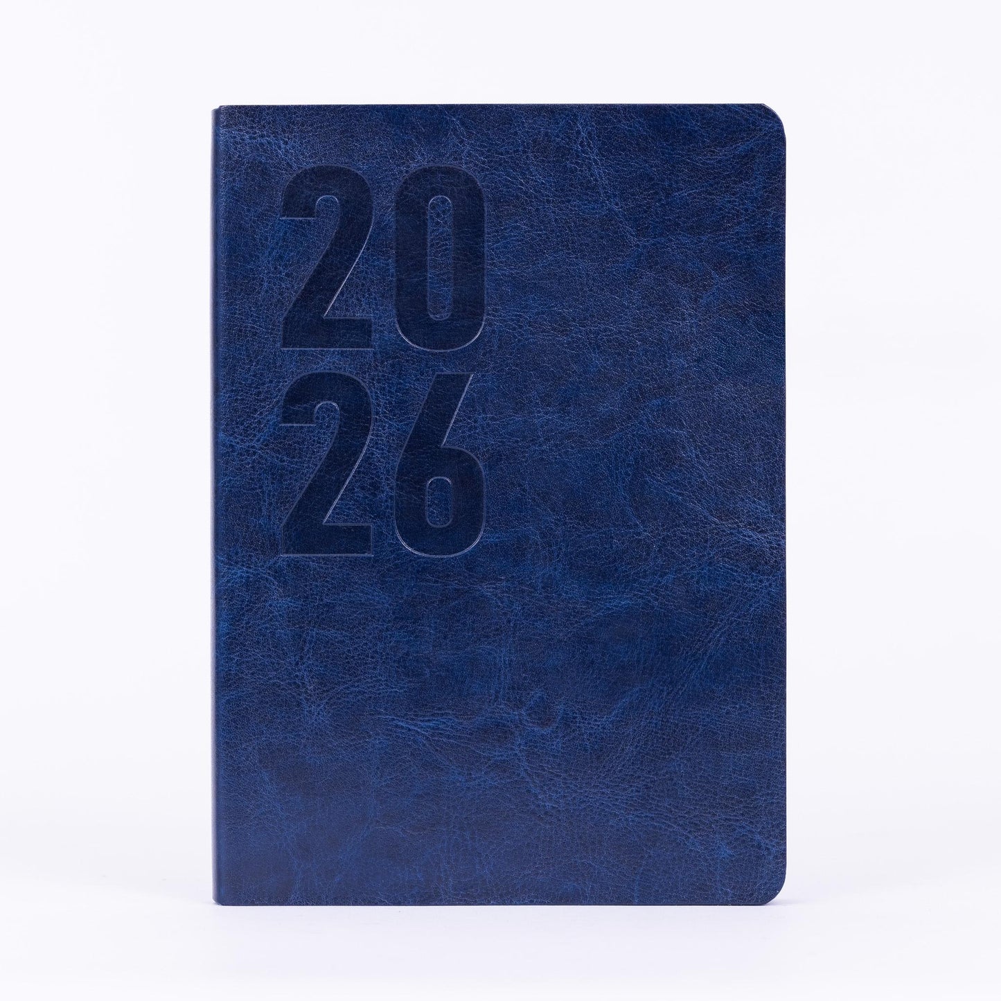 2026 A5 Page-a-Day Diary: Navy Softcover Planner with Printed Edges