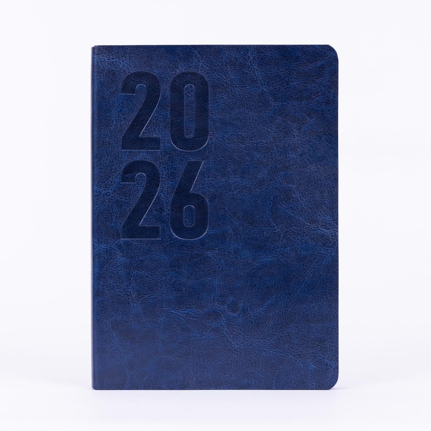 2026 A5 Page-a-Day Diary: Navy Softcover Planner with Printed Edges