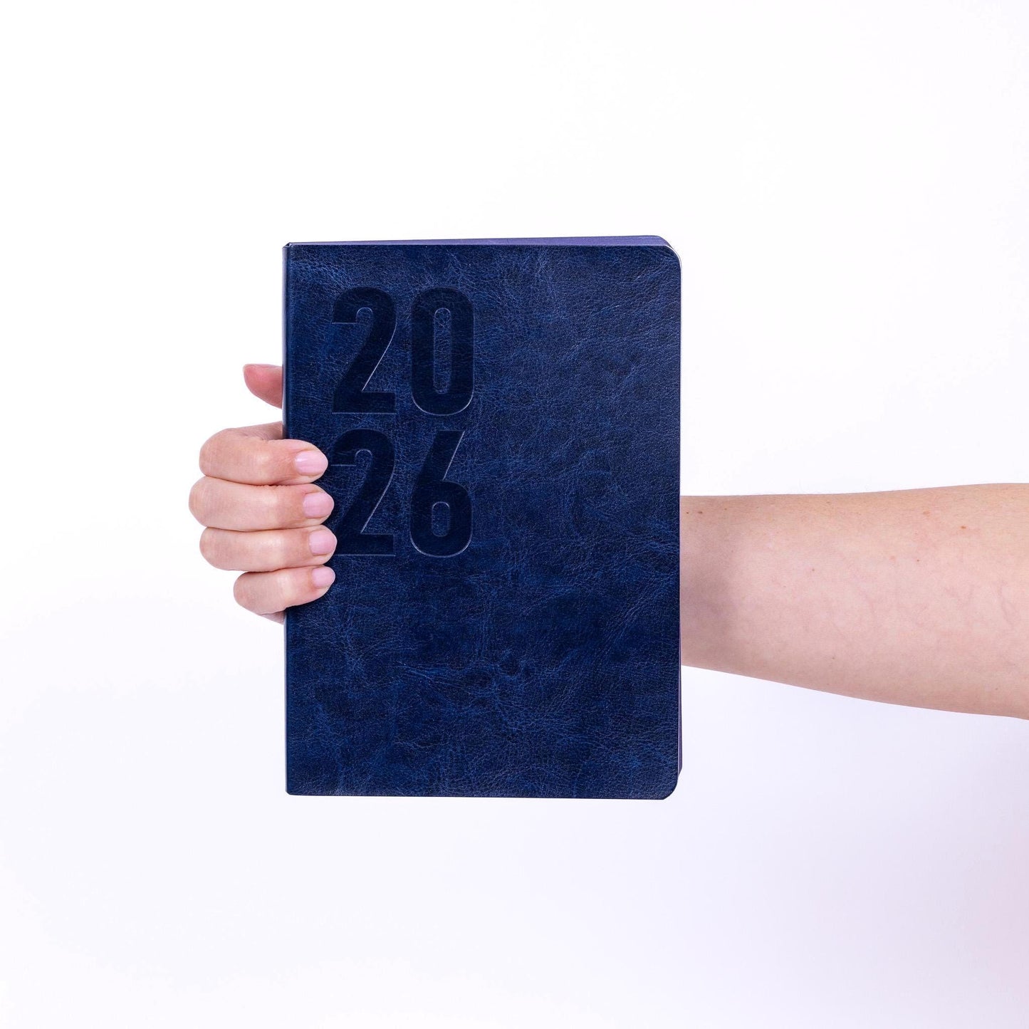 2026 A5 Page-a-Day Diary: Navy Softcover Planner with Printed Edges