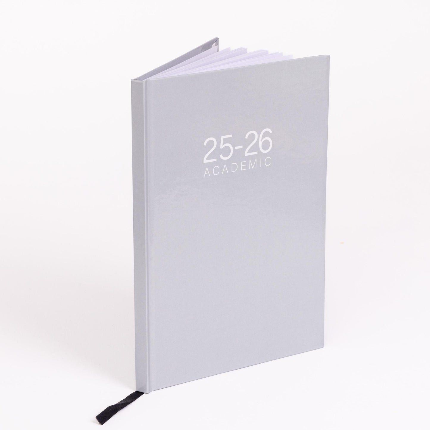 2025-2026 Academic A5 Week to view Diary School Office Year Hardback Grey