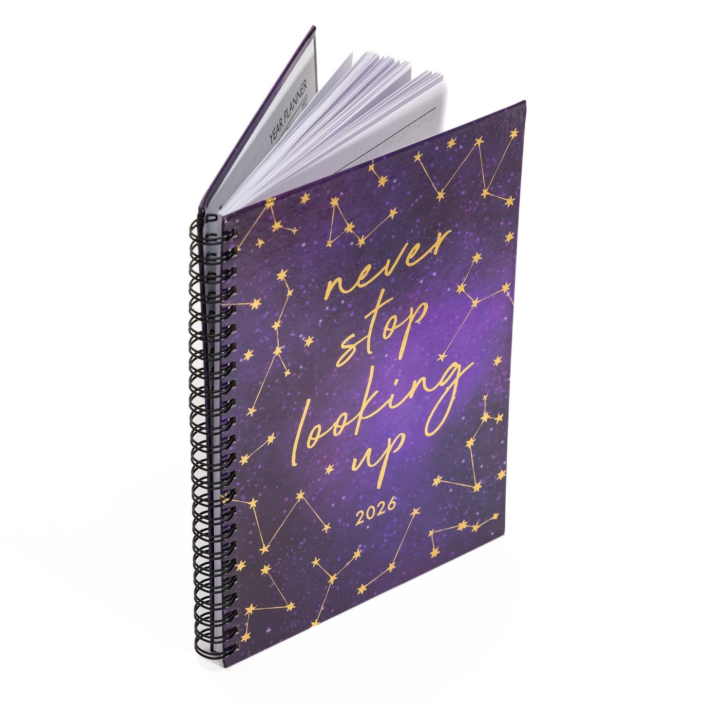 2026 A5 Week To View Diary Full Year Planner Desk Organiser Spiral Hardback Book