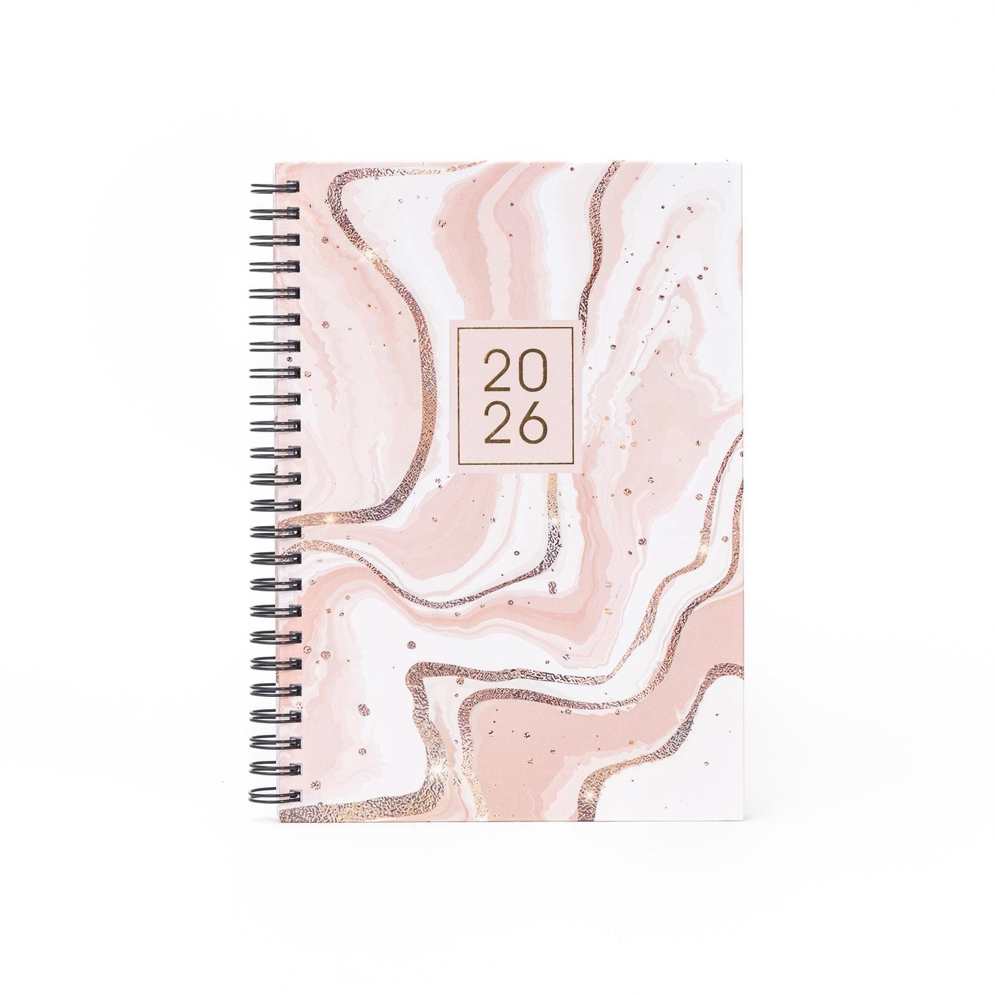 2026 A5 Week To View Diary Full Year Planner Desk Organiser Spiral Hardback Book