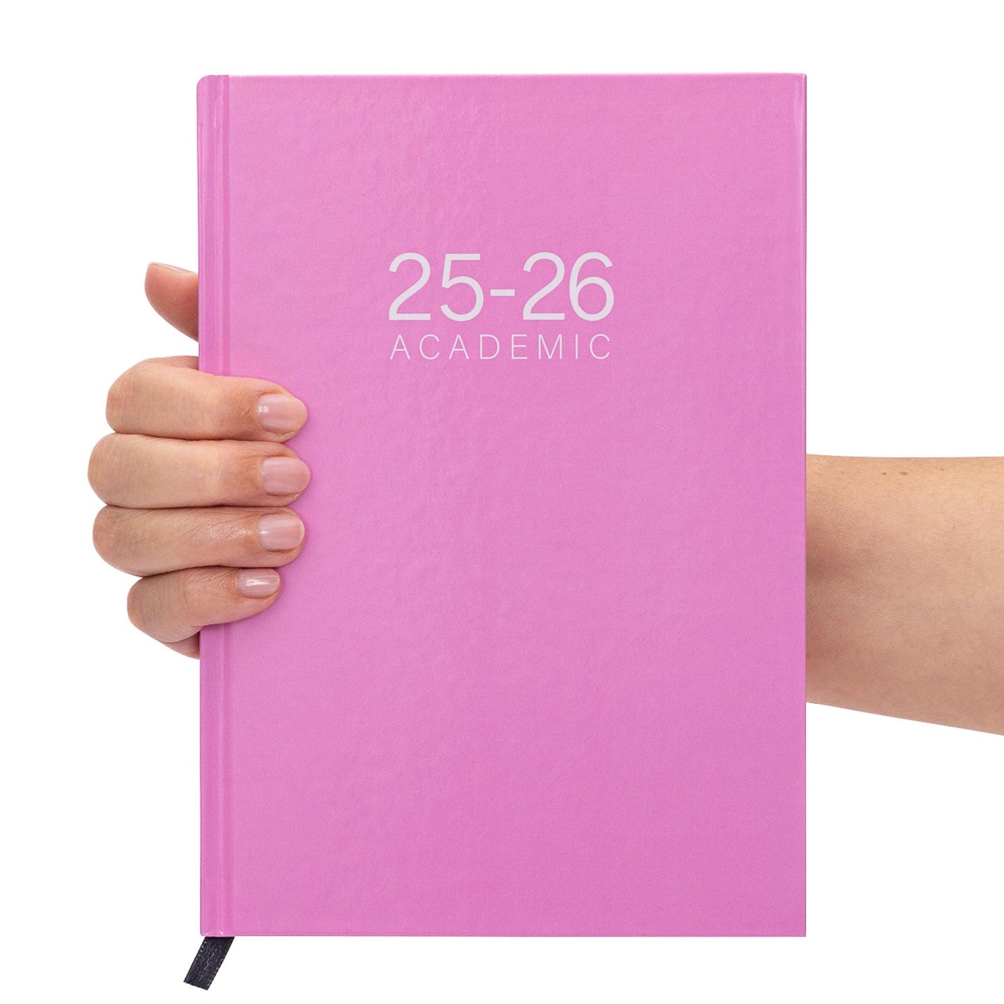 2025 2026 Academic A5 Week to view Diary School Office Year Hardback Cerise