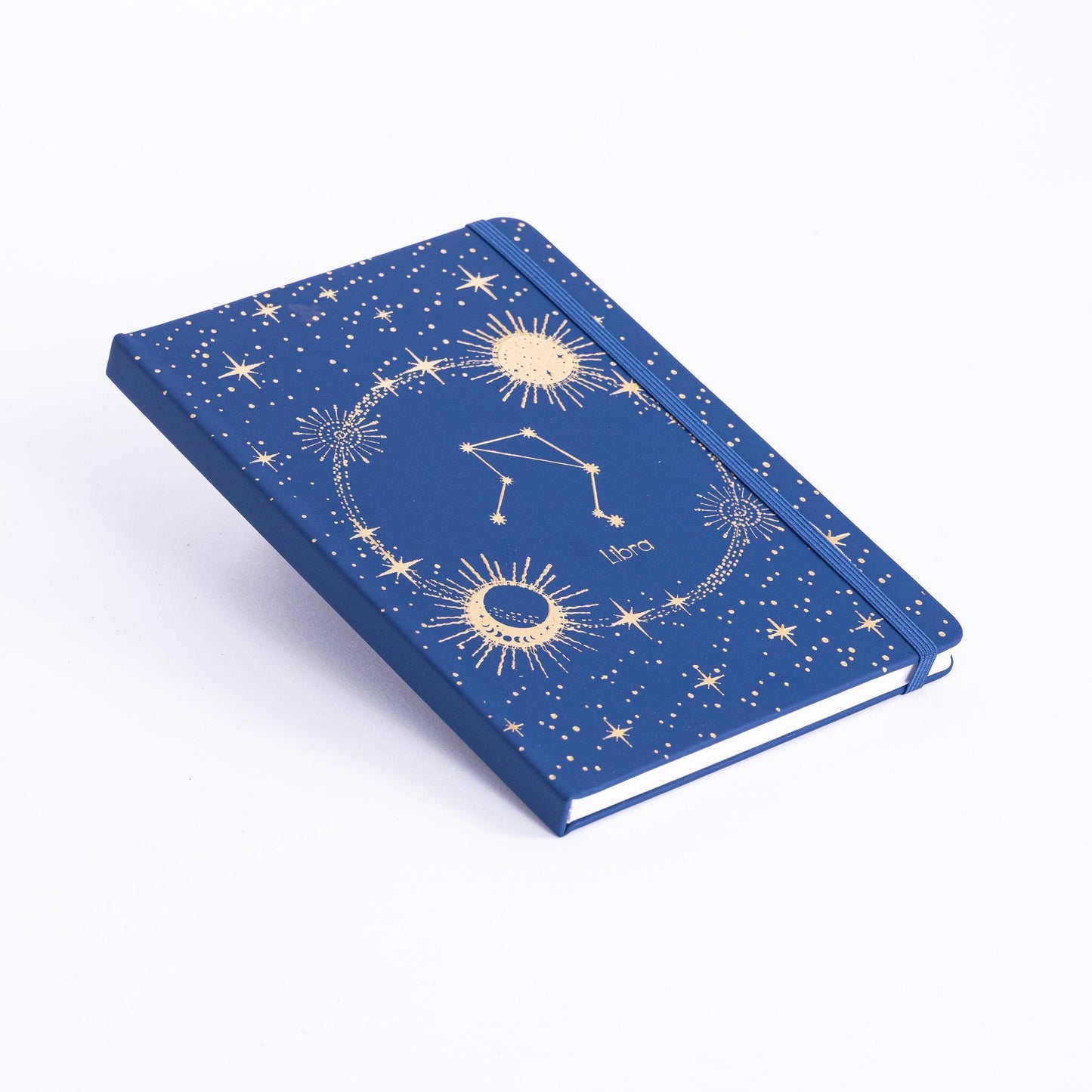 Libra Zodiac Notebook: A5 Gold Foil Journal, Lined Pages