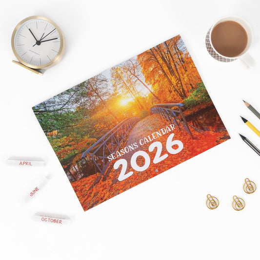 2026 World Wonders Calendar Wall Monthly Planner Family Home Organiser