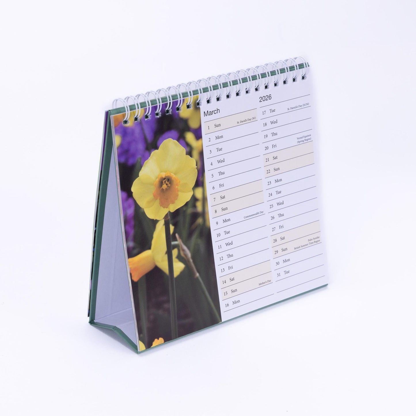 2026 Month to View Desk Calendar Home Office Table Work Top Planner Organiser