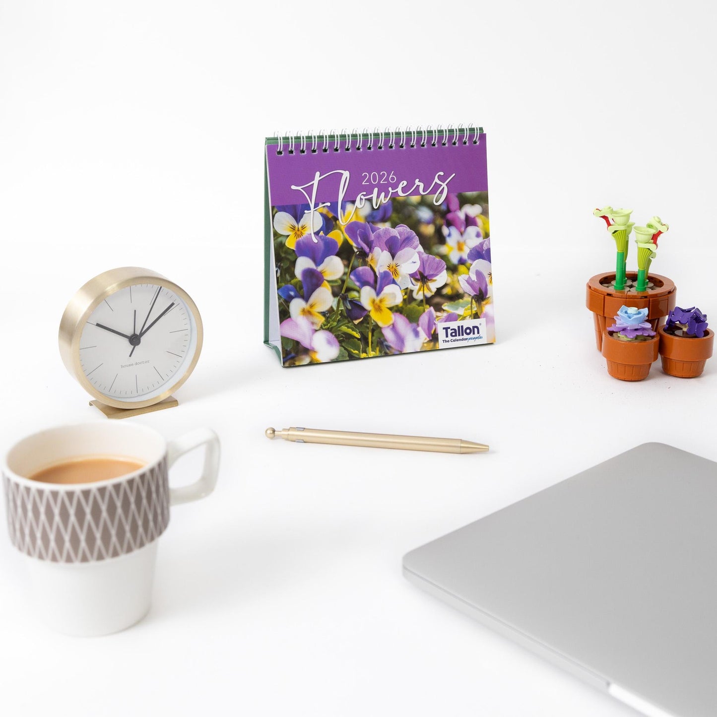 2026 Month to View Desk Calendar Home Office Table Work Top Planner Organiser