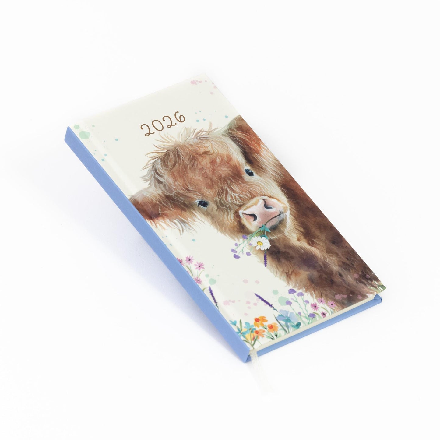 2026 Diary & Pen Slim Size Week to View Diaries Full Year Planner Gift Set Boxed cow