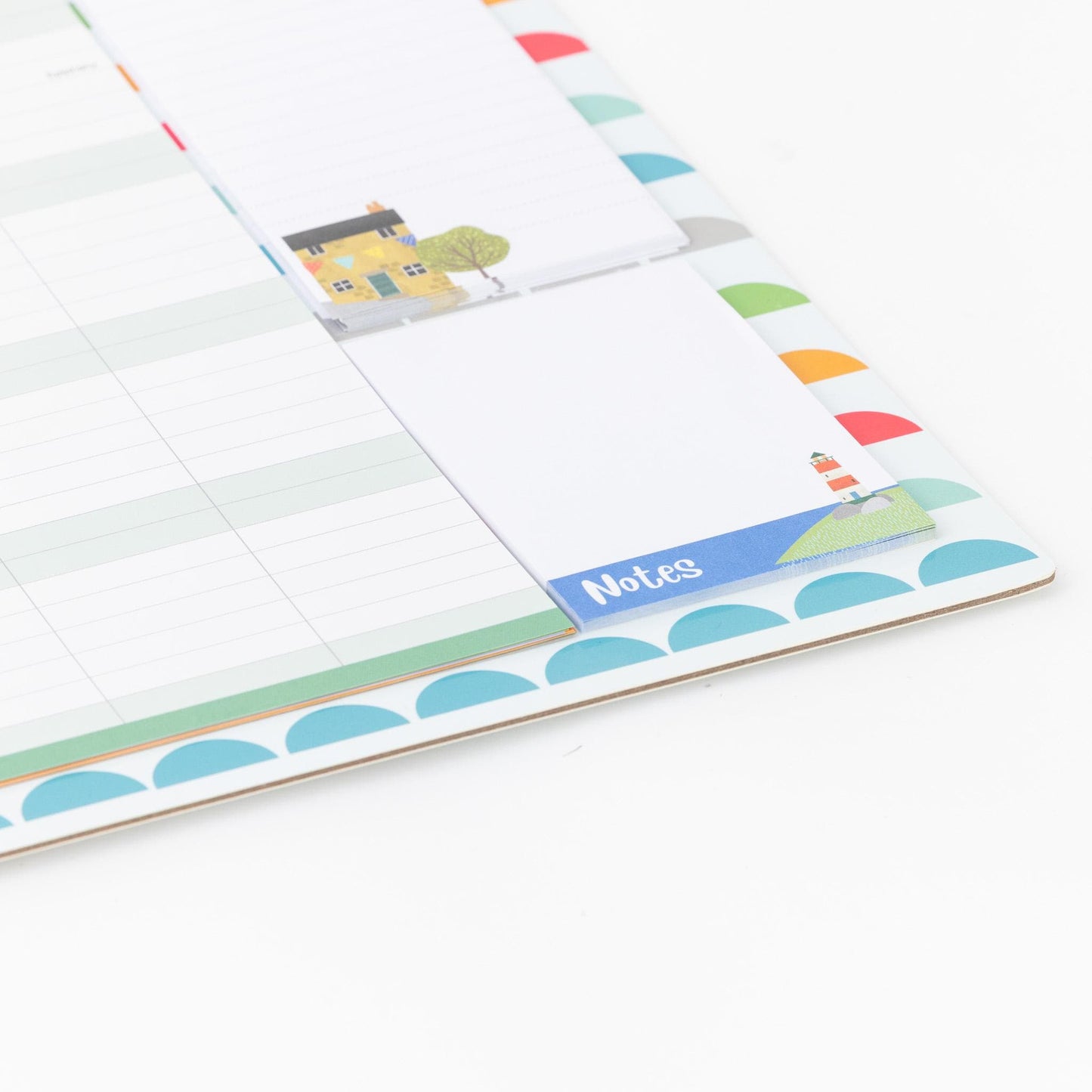 2026 Family Planner 5 Column Calendar Wall Organiser Shopping List & Notepad