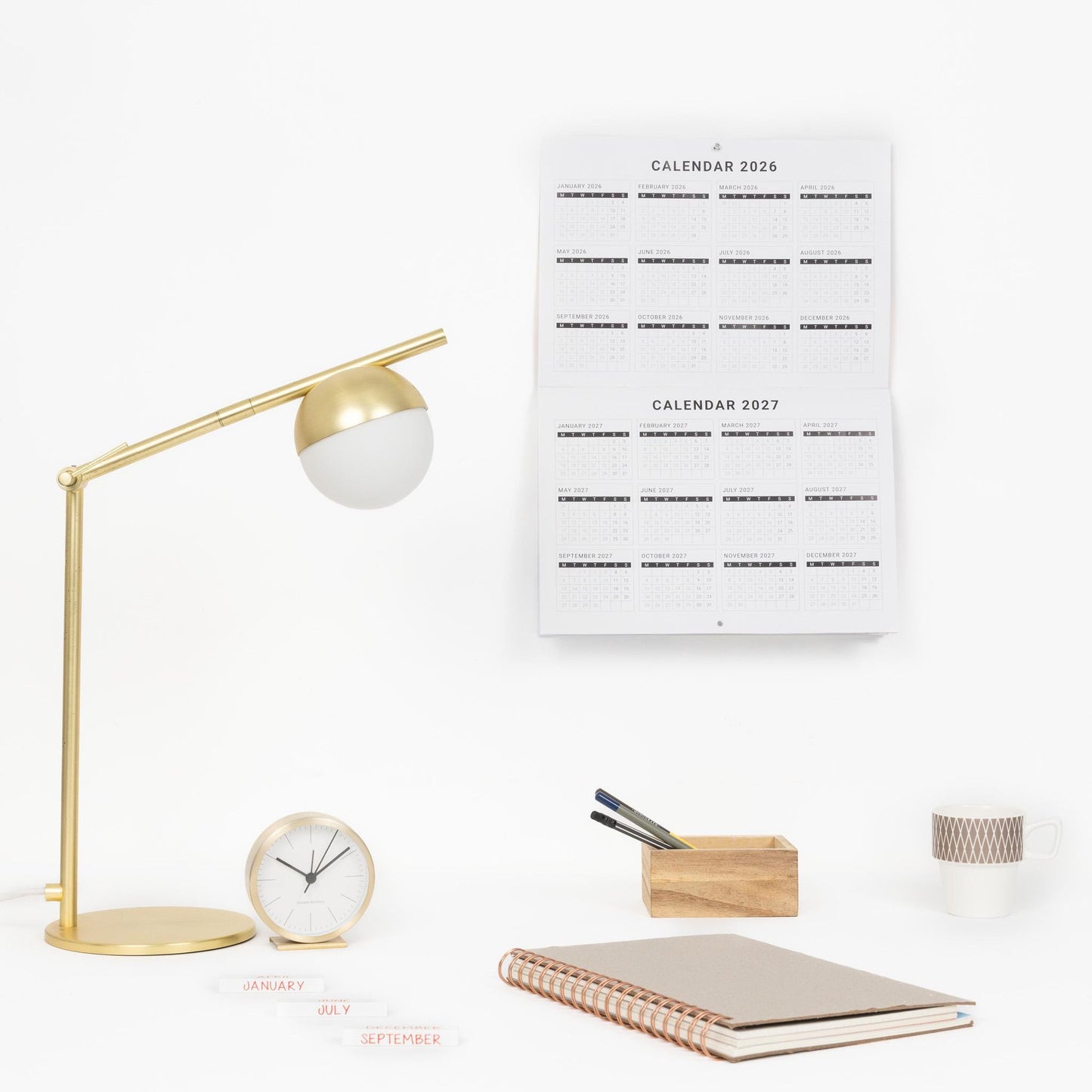 2026 British Wildlife Calendar Wall Monthly Planner Family Home Organiser