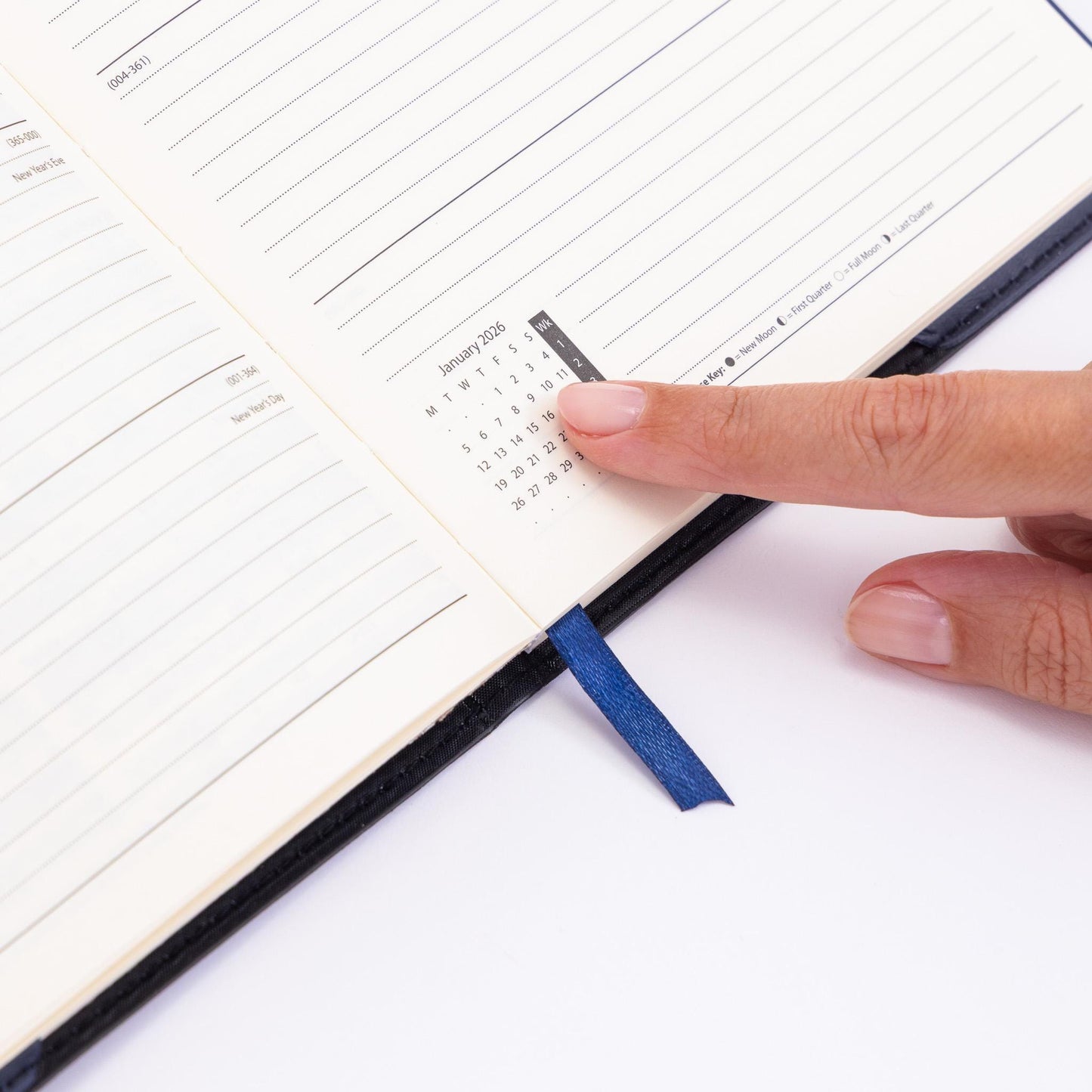 2026 A5 & A6 Week to View Diary Organiser with Pen A-Z Address Index Book