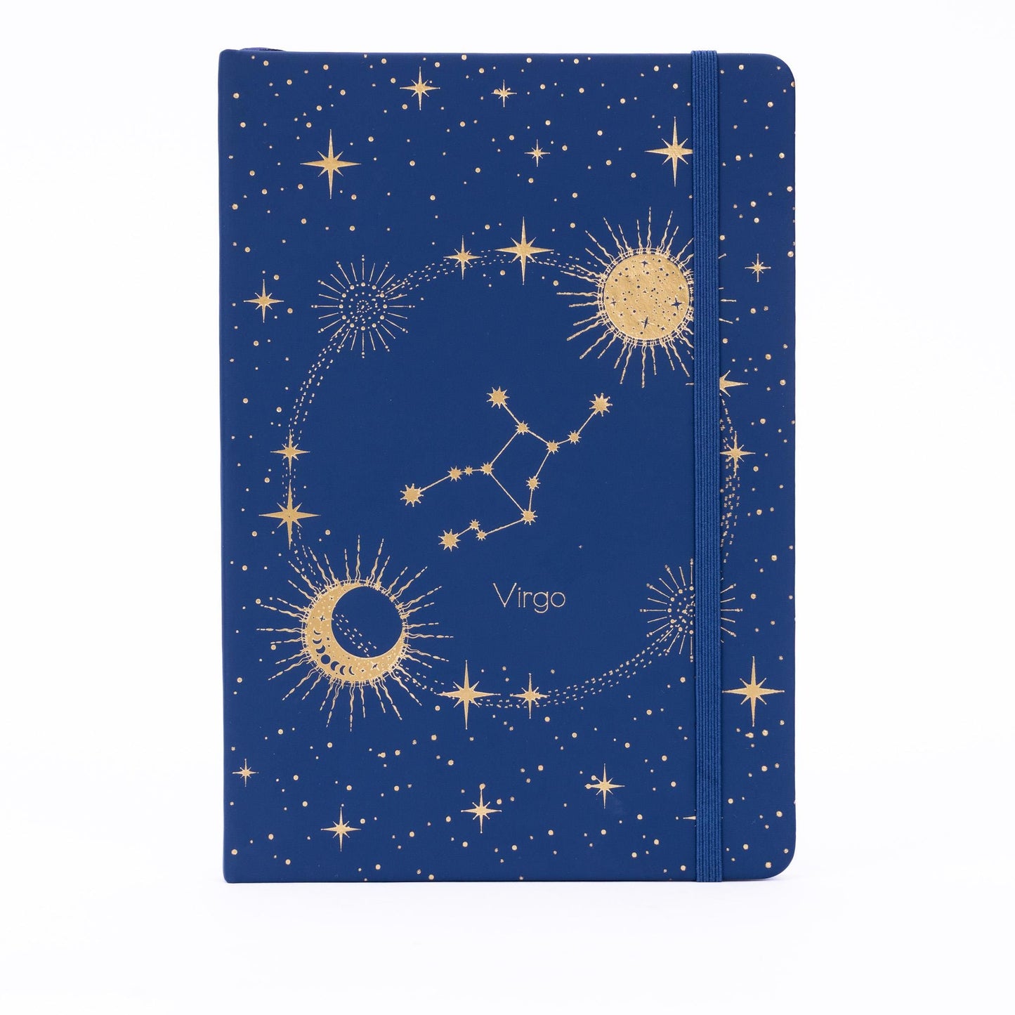 Virgo Zodiac Notebook: A5 Gold Foil Astrology Journal