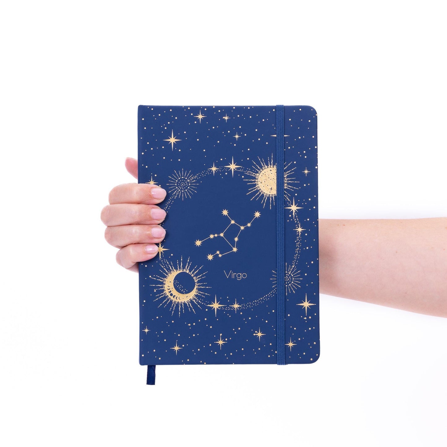 Virgo Zodiac Notebook: A5 Gold Foil Astrology Journal