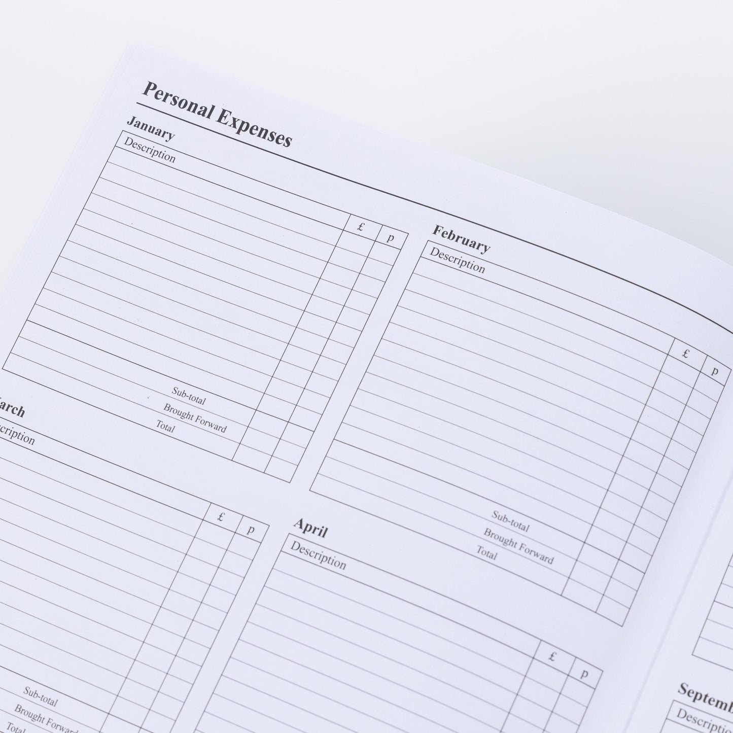 2026 A4 Hardback Diary: Two Pages Per Day Planner