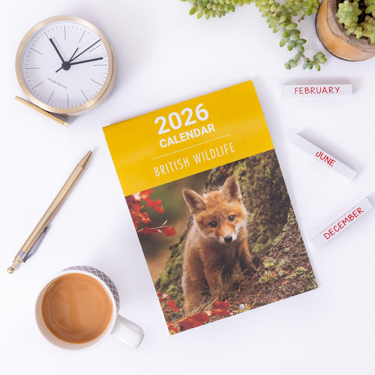2026 Wildlife Slim Month To View Wall Office Home Planner Organiser Calendar