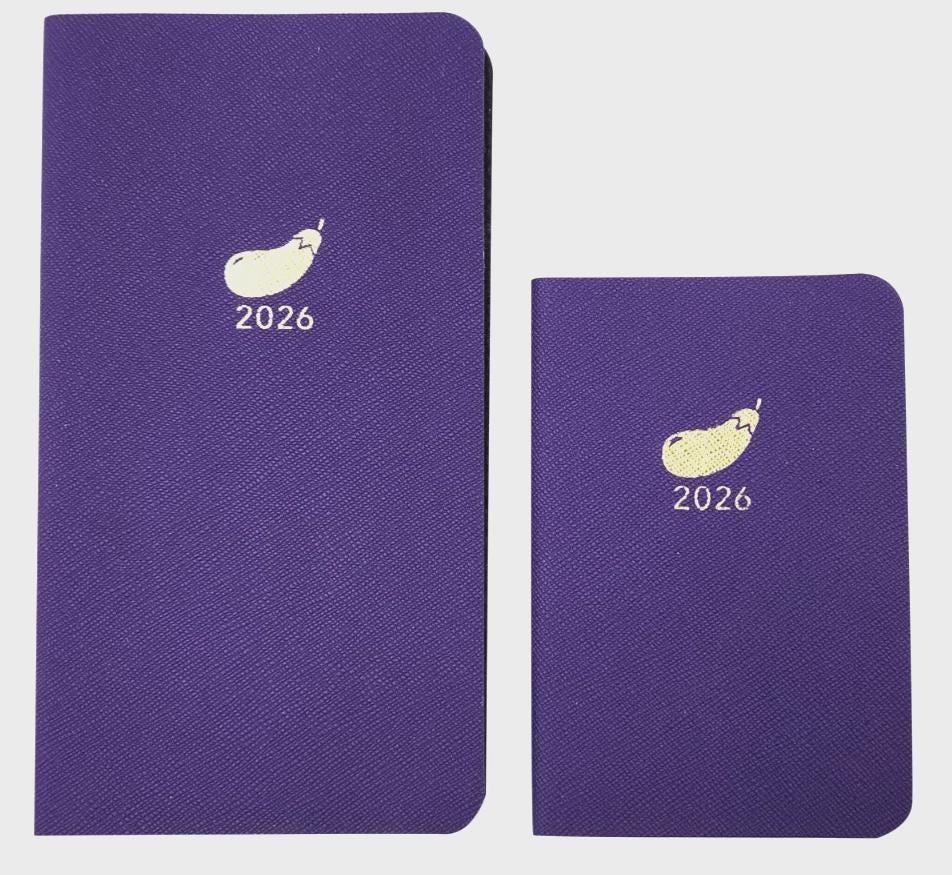 2026 Diary Pocket Small or Slim Line Week to View Softcover Diary Cheeky