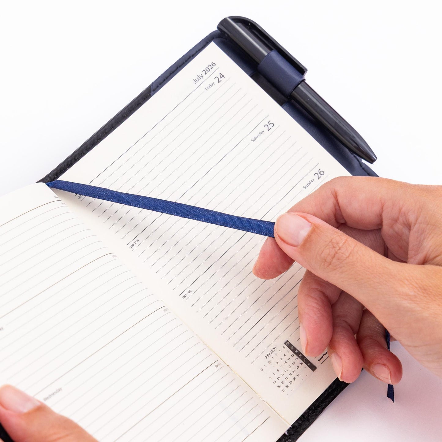 2026 Diary A6 Week to View Organiser with Pen A-Z Address Index Book