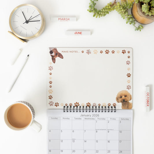 2026 Monthly Memo Board Wall Calendar Family Organiser White Board & Pen