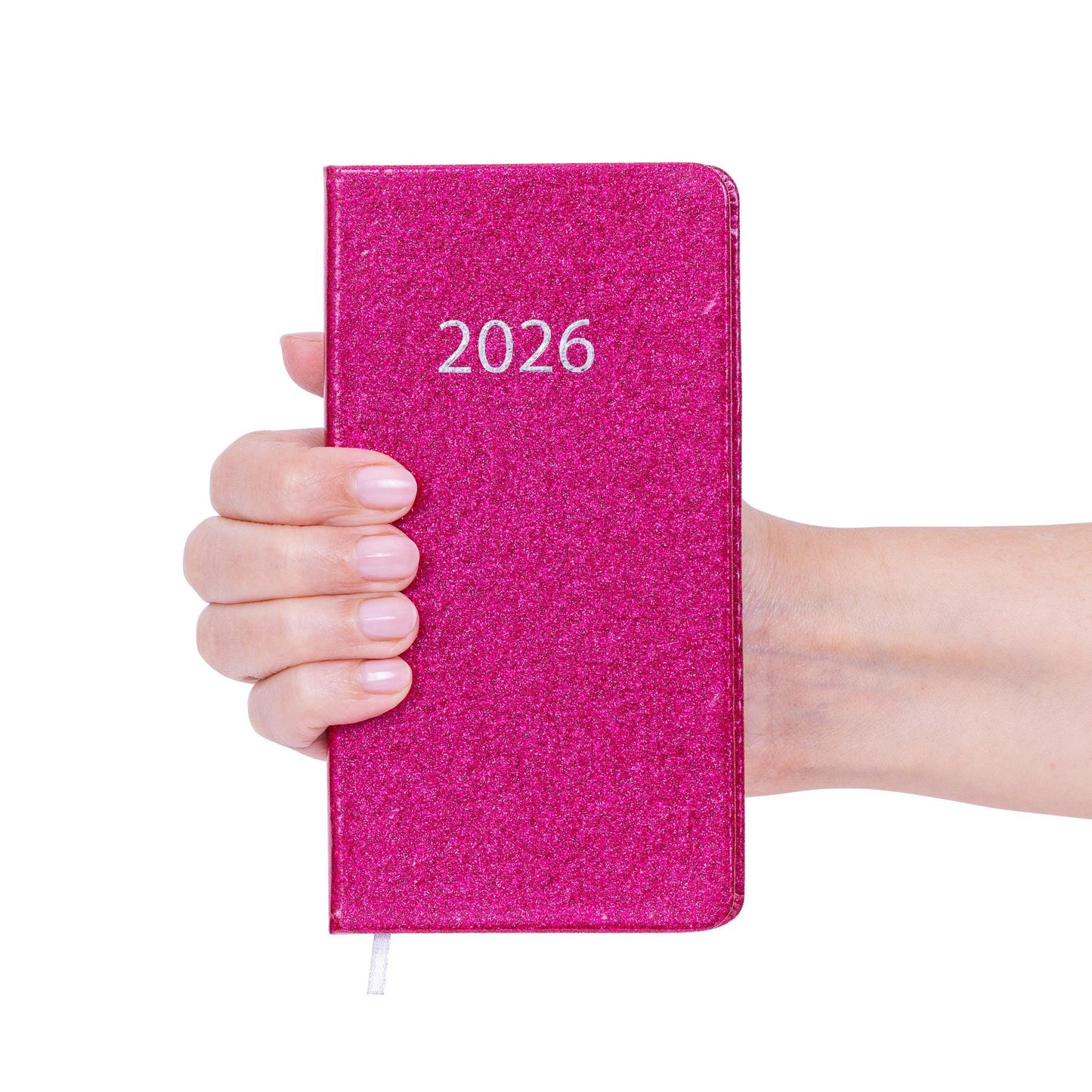 2026 Diary Slim Glitter Week to View Diaries Full Year Journal Calendar Planner