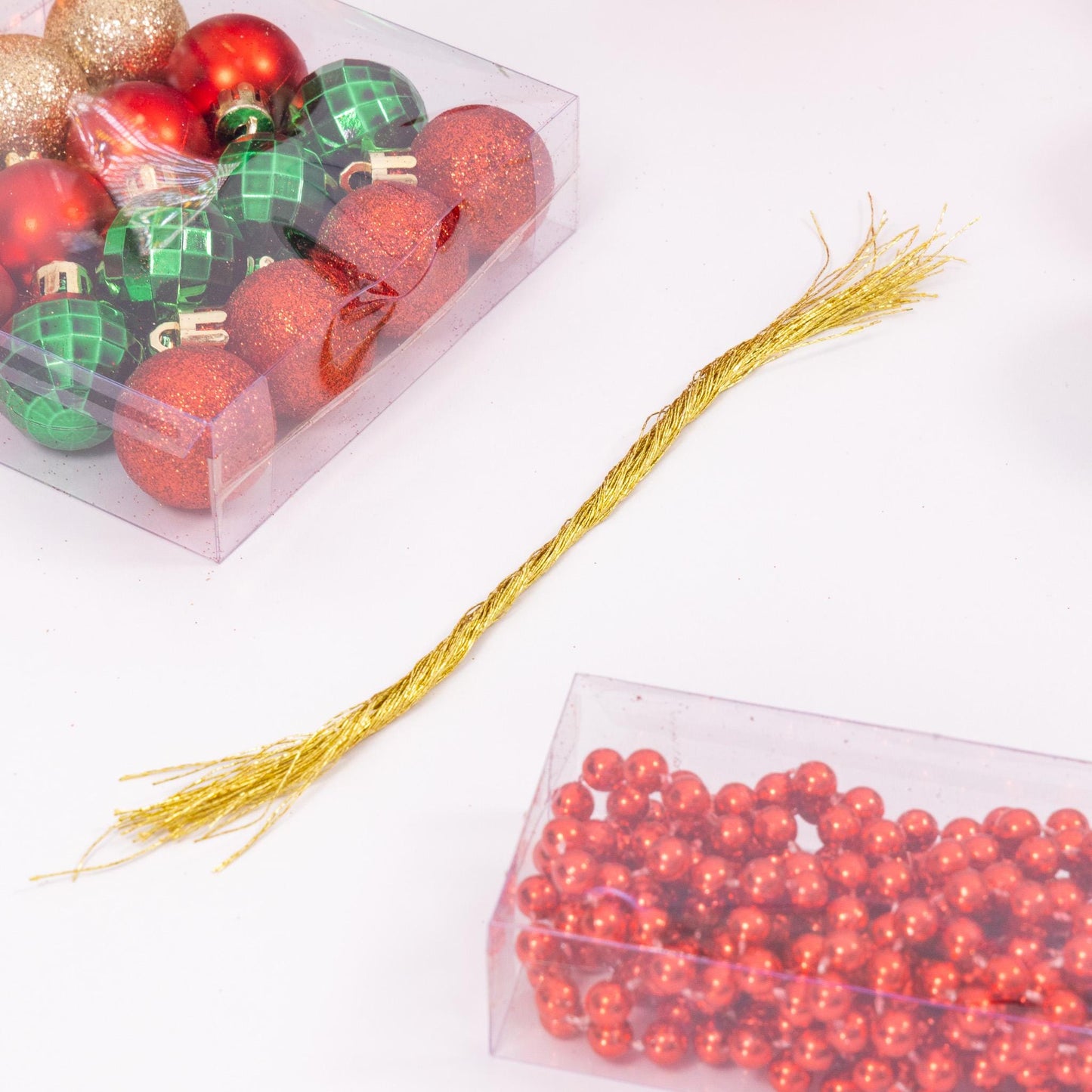 100 Christmas Baubles Tree Hanging Balls Xmas Party Beads Ornament Traditional