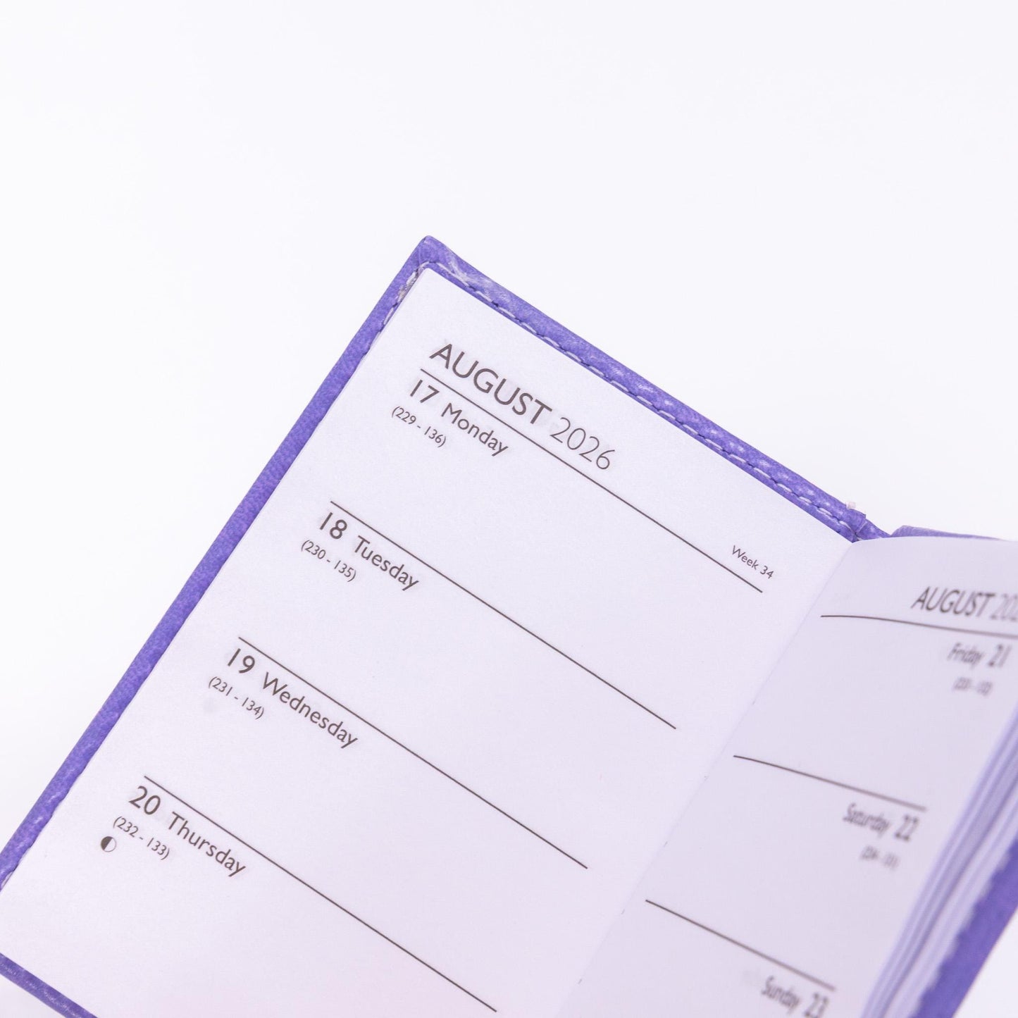 2026 Pocket Week to View Diary: Personalized Photo Album