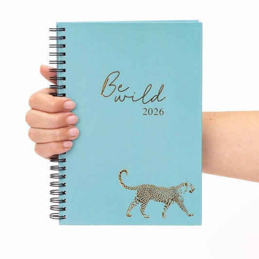 2026 A5 Week To View Diary Full Year Planner Desk Organiser Spiral Hardback Book