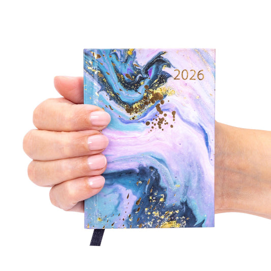 2026 Diary Pocket Size Handbag Week to View Diaries Full Year Calendar planner