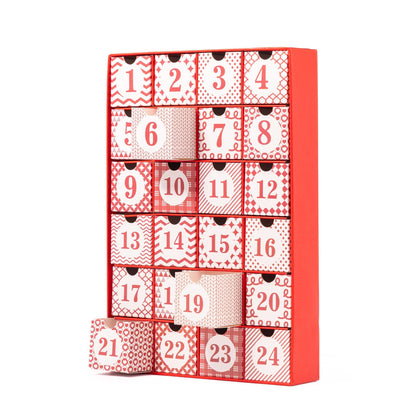 Fill Your Own Advent Calendar – 24 Drawers – Cerise, Aztec & Sky – image 3