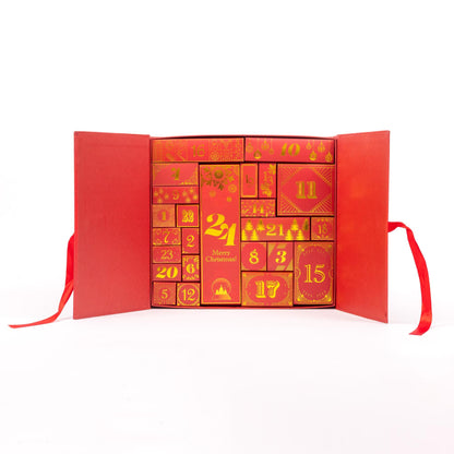 Luxury Fill Your Own Advent Calendar – 24 Boxes – Red – image 10