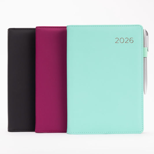 2026 A5 Week to View Diary Premium Organiser with Pen A-Z Address Index Book Etsy