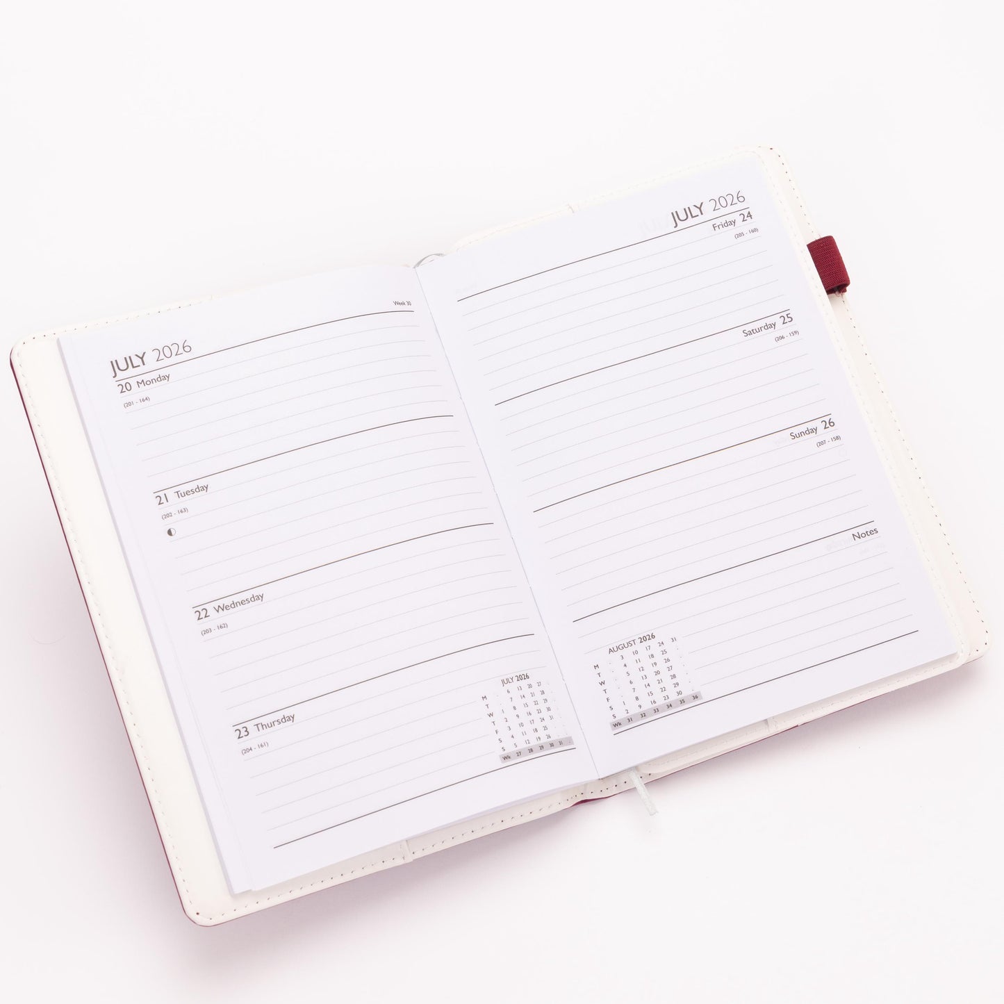 2026 A5 Week to View Diary Premium Organiser with Pen A-Z Address Index Book Etsy