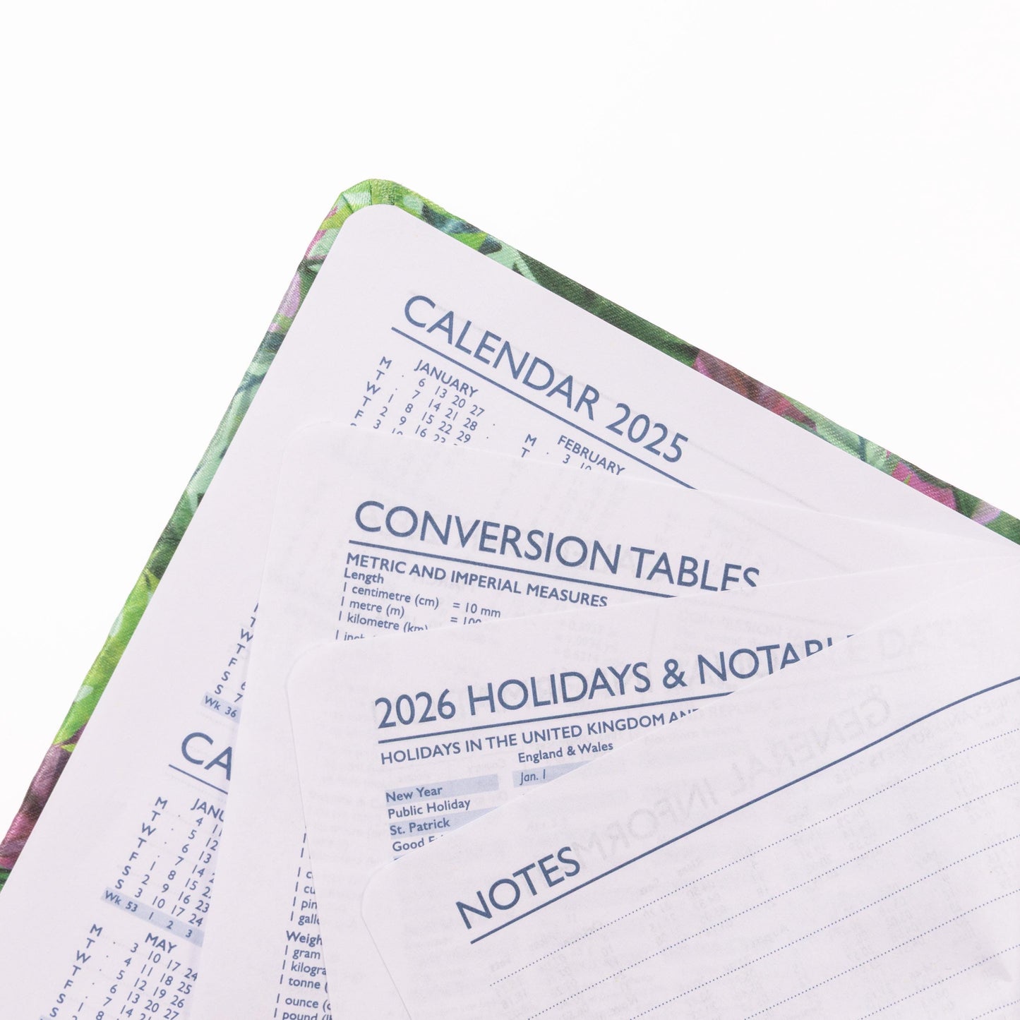 A5 A6 2026 Diary Index Day A Page Desk Diaries Planner Organiser Office Fabric Etsy