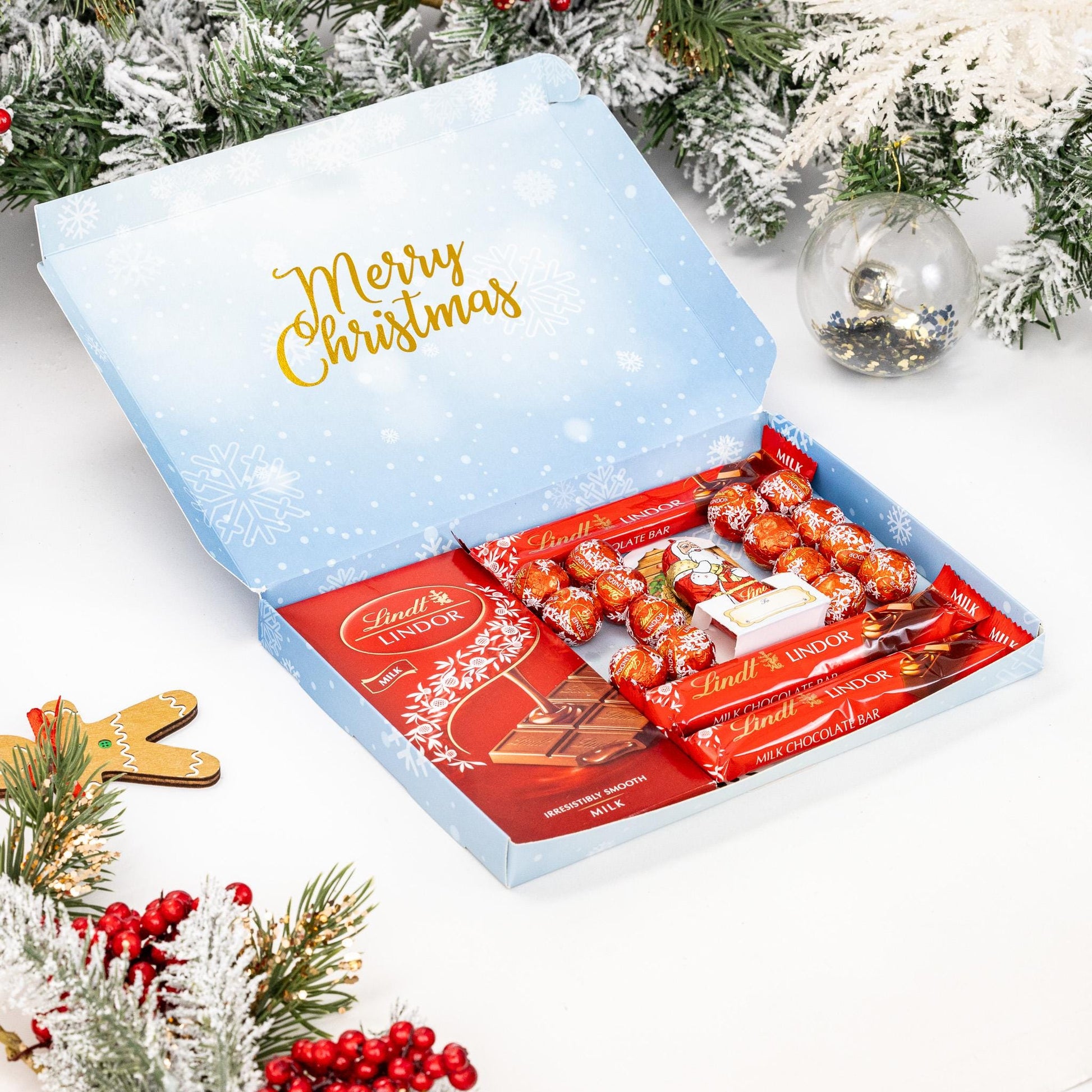 Lindt Lindor Milk Chocolate Bars & Truffles Gift Box Hamper Christmas Present Etsy