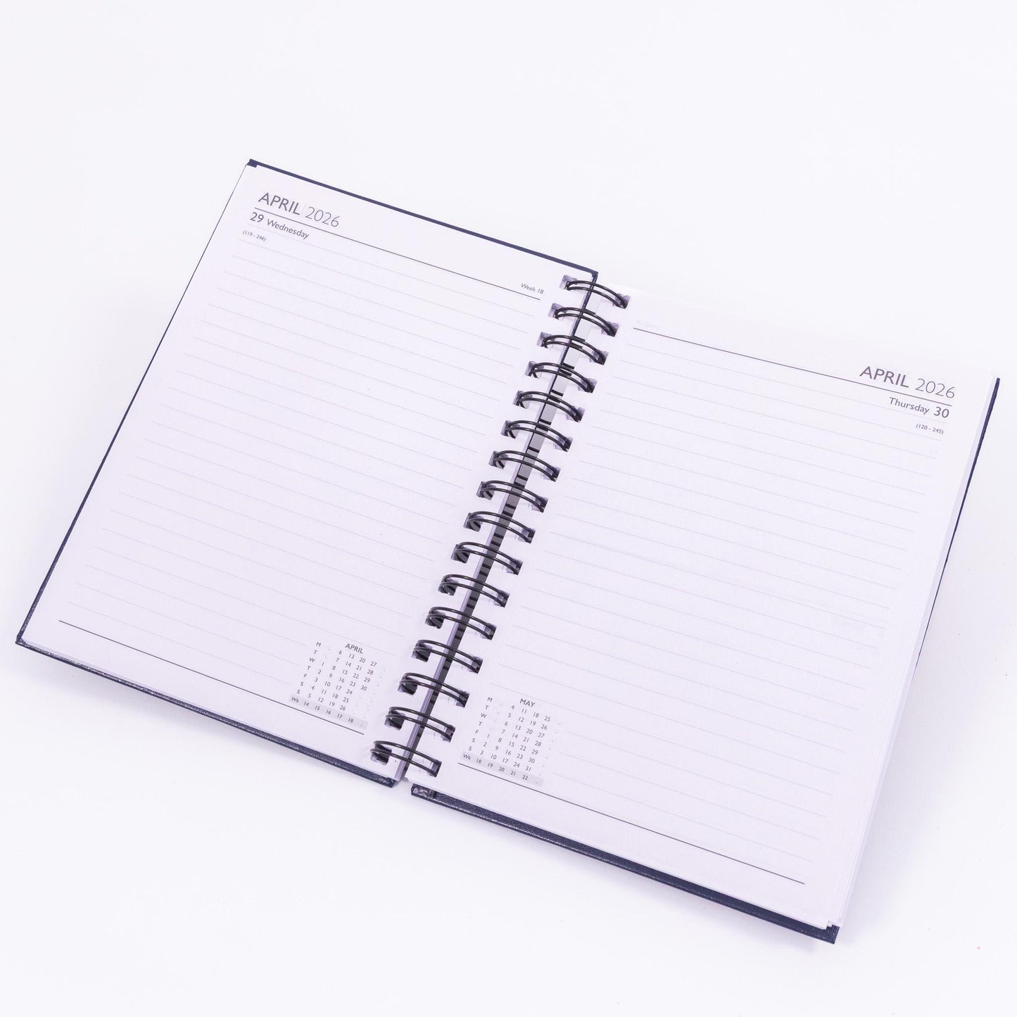 2026 A5 Week To View or Page A Day Diary Full Year Planner Desk Organiser Spiral Etsy